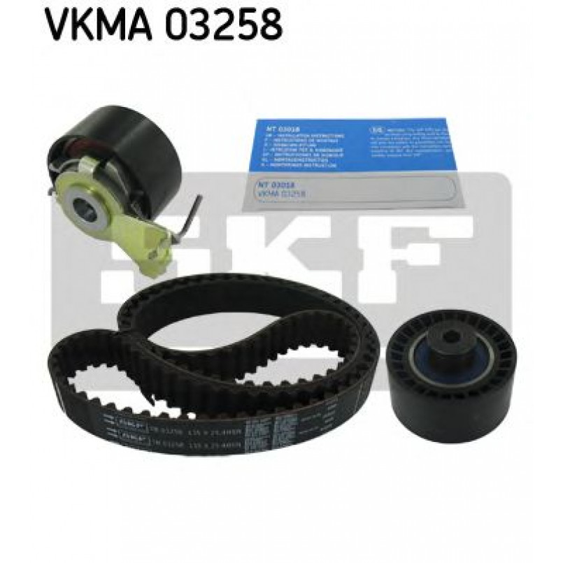 VKMA 03258 SKF Комплект (ремінь+ролики)